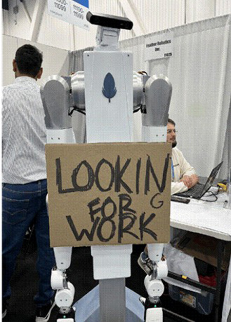 Robots taking over work